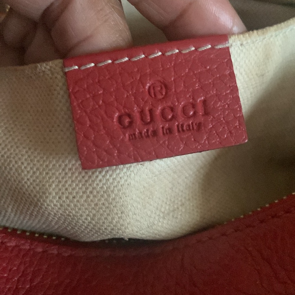 ♥️💄💋Authentic GUCCI Red Soho Disco Crossbody💋💄❤️ - Picture 9 of 13
